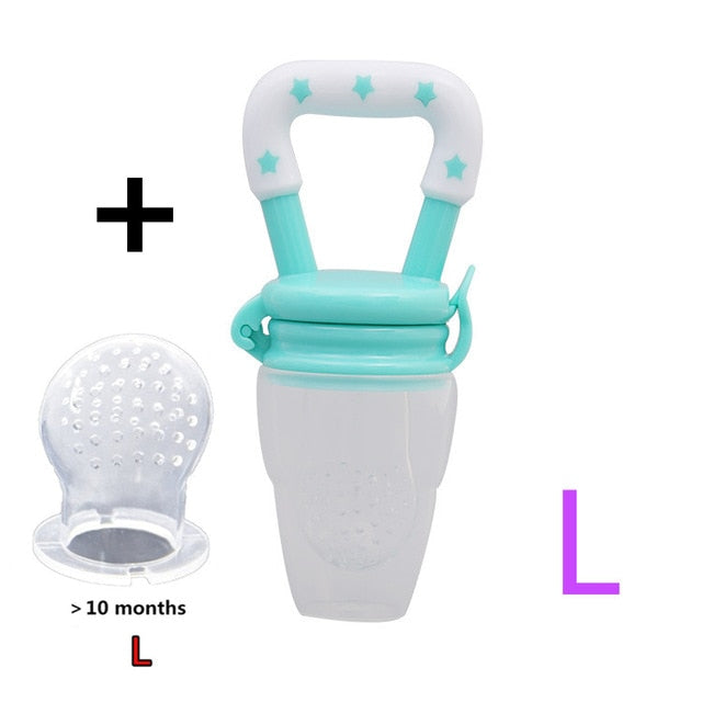 Fresh Food Nibbler Baby Pacifiers Feeder Kids Fruit Feeder Nipples Feeding Safe Baby Supplies Nipple Teat Pacifier Bottles