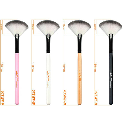 #07 Retail Small fan powder brush fiber hair professional makeup brush fan 07SWF