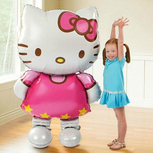 116*68cm Large Size Hello Kitty Cat Foil Balloon/80*48cm Medium Cartoon Wedding Birthday Party Decoration Inflatable Air Balloon