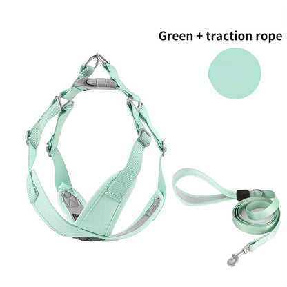 Pet Chest Strap New Macaron Fresh Summer Vest-Style Dog Leash Pet Supplies