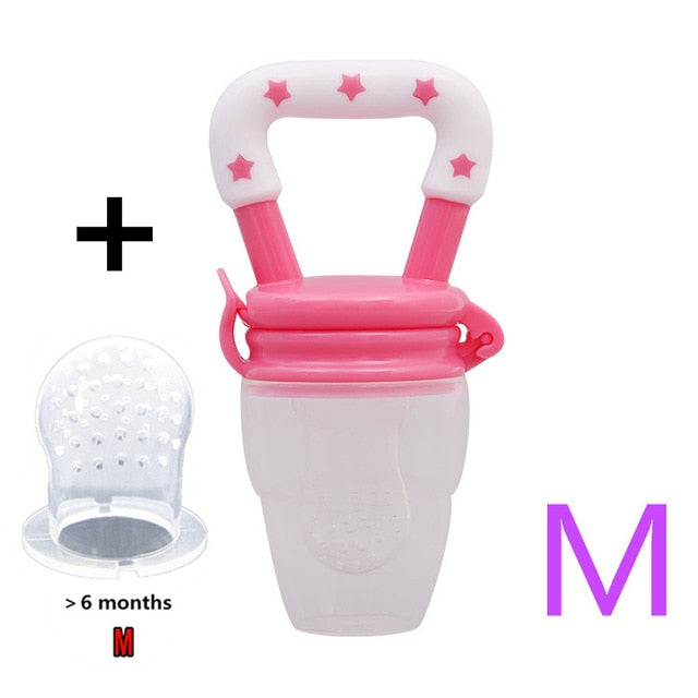 Fresh Food Nibbler Baby Pacifiers Feeder Kids Fruit Feeder Nipples Feeding Safe Baby Supplies Nipple Teat Pacifier Bottles