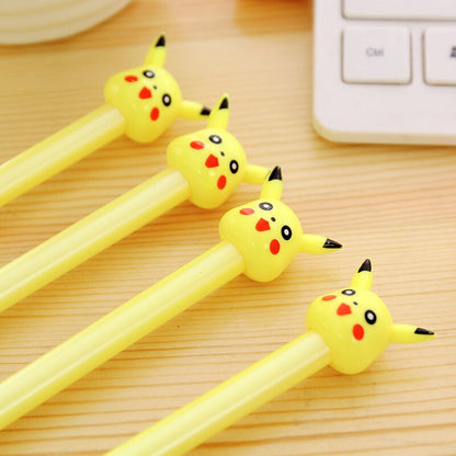 2pc Cartoon Kawaii Cute Plastic Pokemon Gel Pens For Kids Novelty Gift Korean Stationery Office School Supplies