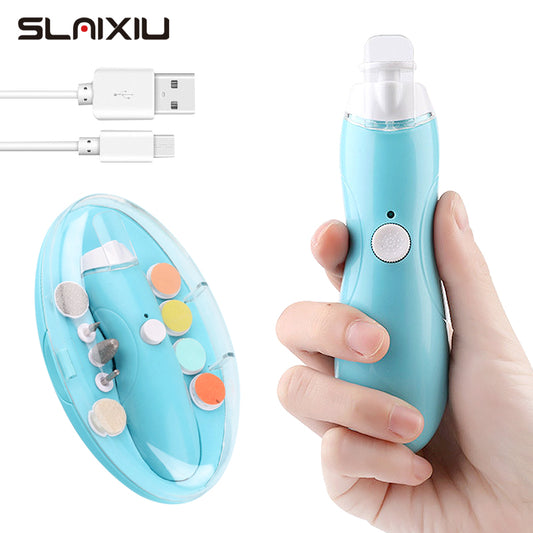 Electric Baby Nail Trimmer USB Charging  Kids Infant Baby Cutter Nail Care Baby Trimmer Manicure Clipper Scissors