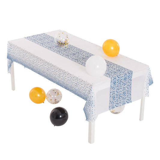 Party Tablecloth PEVA Table Party Disposable Tablecloth European Waterproof And Oil-Proof Disposable Birthday Tablecloth